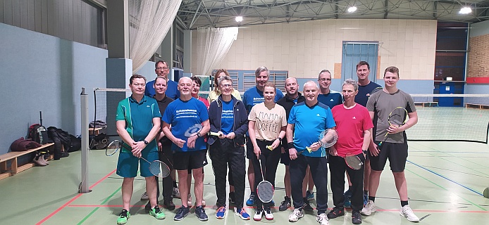 Mitglieder der Abteilung Badminton