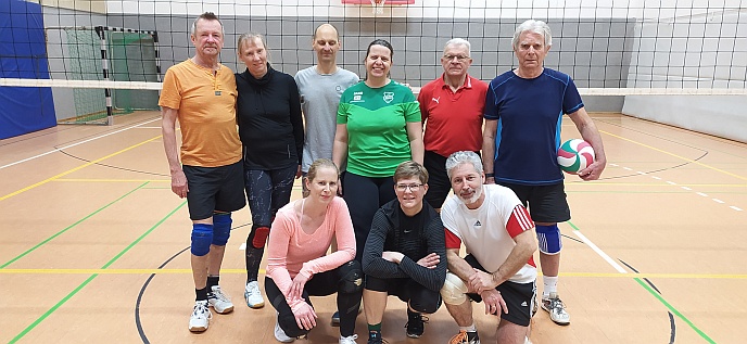 Mannschaftsfoto der Abteilung Volleyball
